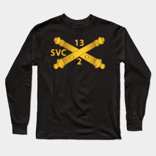 Service Battery, 2nd Bn, 13th Field Artillery Regiment - Arty Br wo Txt Long Sleeve T-Shirt